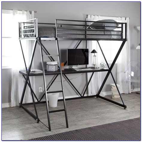 Silver Metal Bunk Bed Desk - Desk : Home Design Ideas #B1PmNYRn6l83897