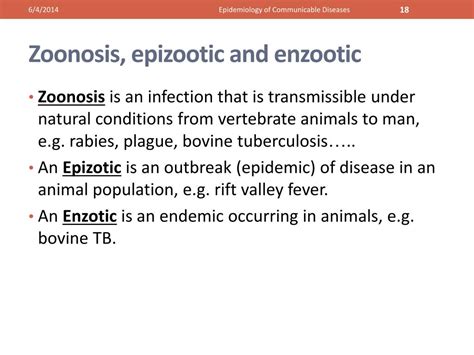 PPT - Epidemiology of Communicable Diseases PowerPoint Presentation ...