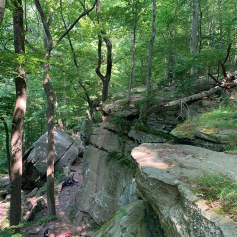 Whipps Ledges - Trail in hinckley