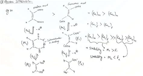 Maleic Acid Intramolecular Hydrogen Bonding