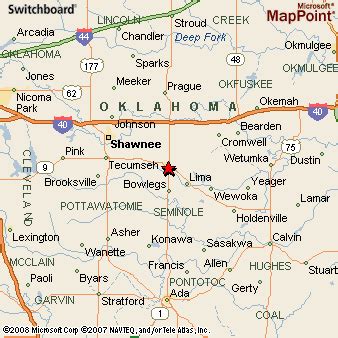 Seminole, Oklahoma Area Map & More