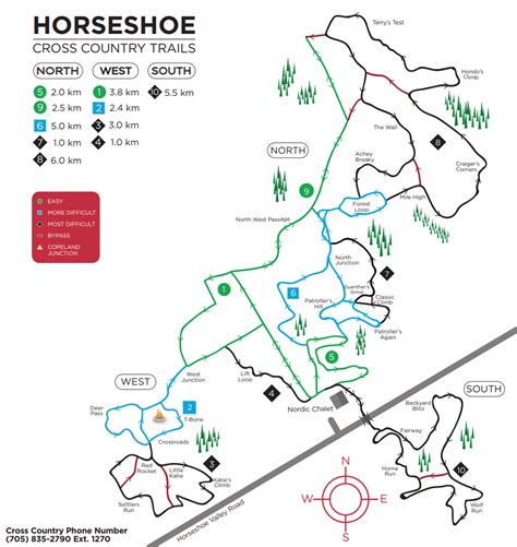 Cross country ski trail Horseshoe Resort - Nordic Ski Racer