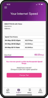 How to test your internet speed with the My TPG app | TPG Support