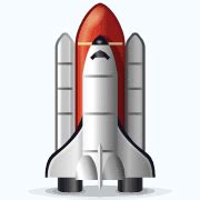 "Rocket launch" Emoticon