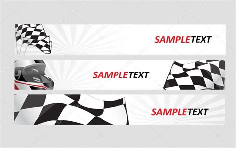 Racing web banners Stock Vector Image by ©kots_09 #53444397