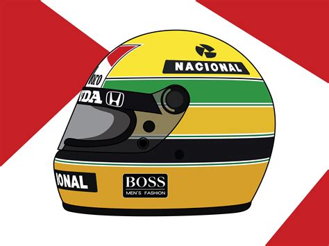 Ayrton Senna Helmet by Kosta Kop on Dribbble