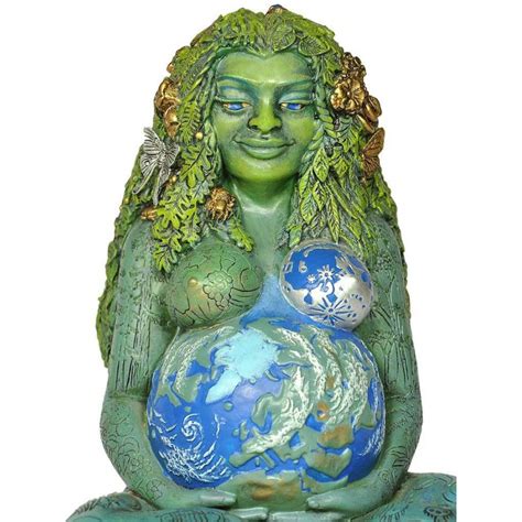 Millennial Gaia Statue by Oberon Zell - Mother Earth Gaia Wicca Statue