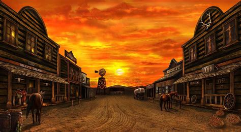 Western Town Wallpaper