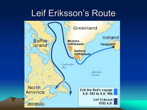 Leif Erikson's Route