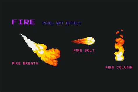 Fire Pixel Art Effect | 2D Nature | Unity Asset Store