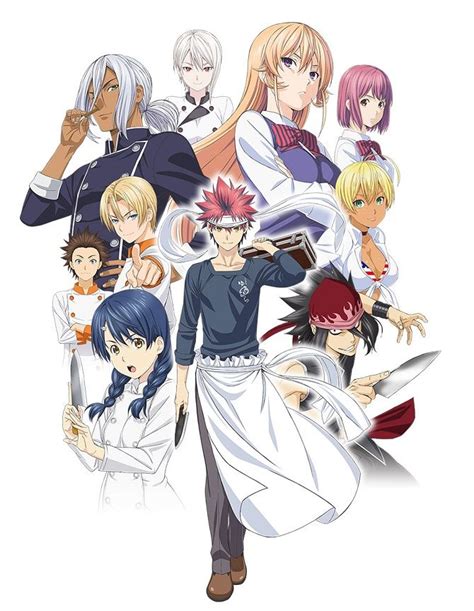 El Anime Shokugeki no Soma revela nueva imagen promocional y anuncio para sus volúmenes BD/DVD ...