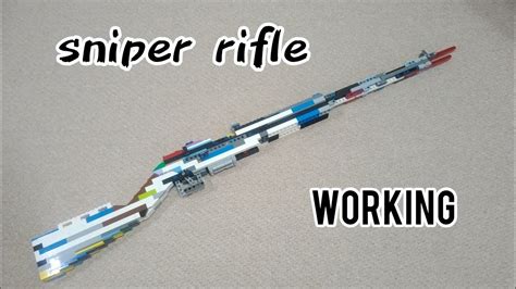 LEGO sniper rifle - working - YouTube