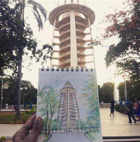 Tower park, Anna Nagar, Chennai. @maan_meraki | Abstract drawings, Art ...