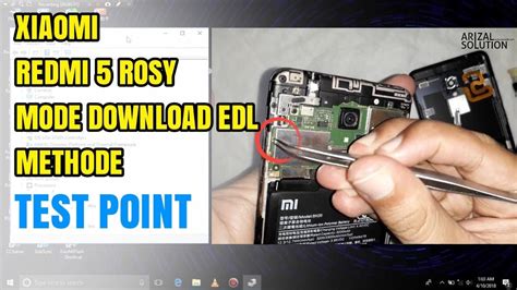 Xiaomi Redmi 5 Plus Edl Test Point