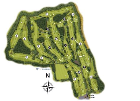 Course Map :: Golf Club, Essex, Colchester