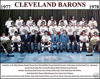 Cleveland Barons NHL hockey | Team pictures, Nhl hockey, Hockey