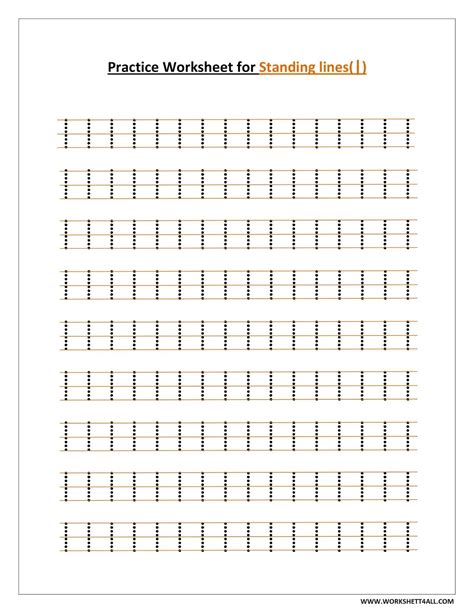 Tracing Lines Worksheets | Preschool Lines Printable Worksheets ...