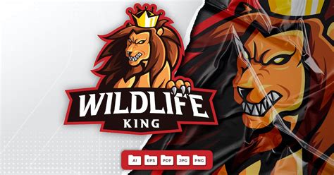 Lion Mascot Logo Design, Graphic Templates - Envato Elements