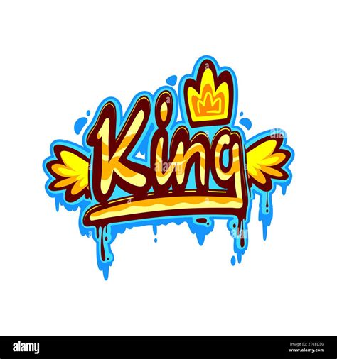 King graffiti tag hi-res stock photography and images - Alamy