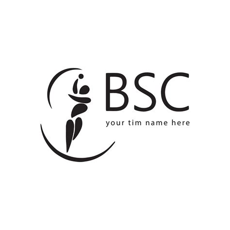 BSC letter black logo. BSC monogram, simple vector logo symbol. 5643328 ...