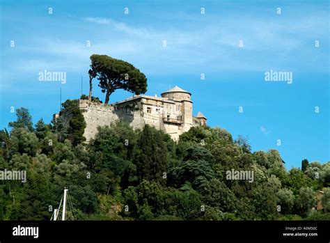 Castle Brown Portofino Liguria Italy Stock Photo - Alamy