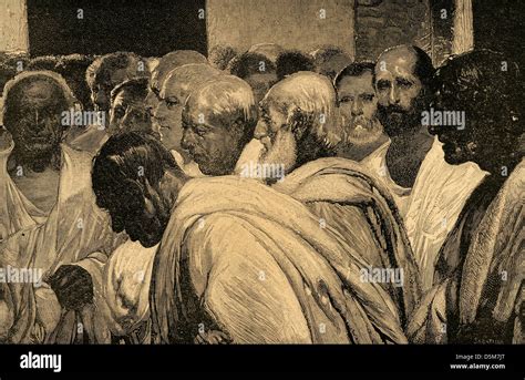 Appius Claudius the Censor (340-273 BC). Roman Censor. Engraving by Sabattini after a fresco by ...