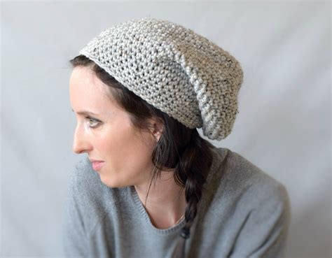 How To Crochet An Easy Slouchy Hat - "East Village Slouch" – Mama In A Stitch