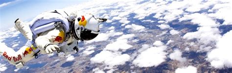 POV Video of Felix Baumgartner Skydiving From "The Edge of Space" - RyanStock.com.au