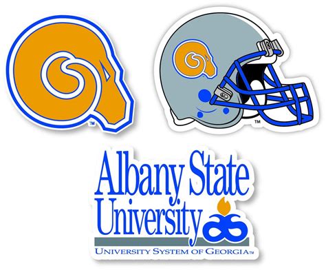 Albany State University Vinyl Decal Sticker 3 Pack 4-Inch Each - Walmart.com - Walmart.com