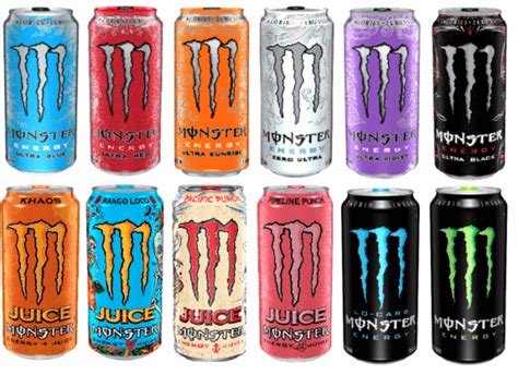 Monster Energy Sorten