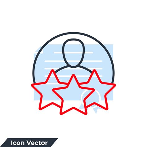 best employee icon logo vector illustration. Customer experience symbol ...