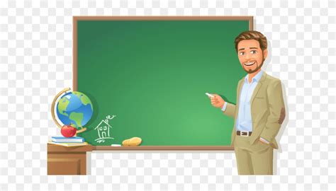 Teacher Transparent Background - Blackboard With Teacher Clipart - Free Transparent PNG Clipart ...