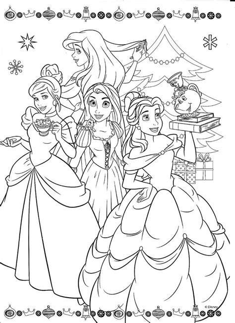 Cartoon Christmas Coloring Pages | WONDER DAY — Coloring pages for children and a… | Disney ...