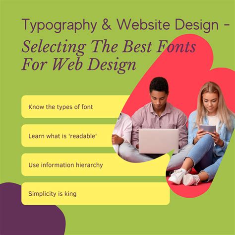 Typography & Website Design - Selecting The Best Fonts For Web Design ...