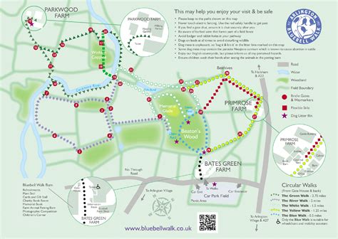 Interactive Map - Arlington Bluebell Walk