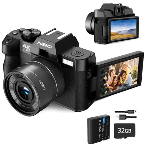 NBD Digital Camera 4K 48MP Compact Camera, 3.0 Inch Ultra Clear Screen ...