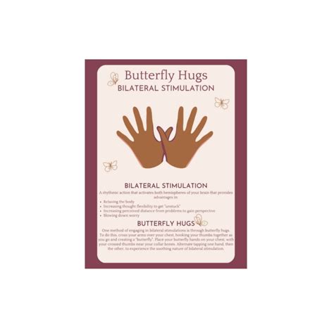 Butterfly Hugs Bilateral Stimulation Soothing Coping Skill - Etsy