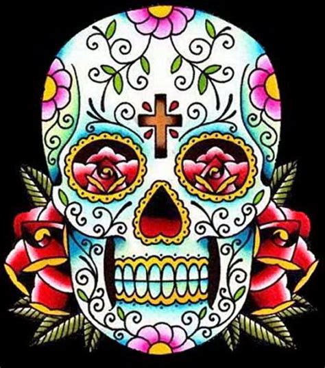 Sugar Skull Tattoos for Halloween /Day of the Dead | Guide to family ...