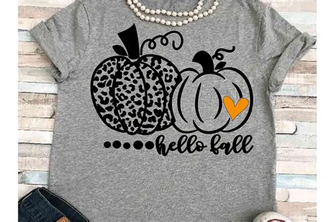 Hello Pumpkin SVG halloween Shirts Svg l Fall Decor Instant download cutting files for cricut ...