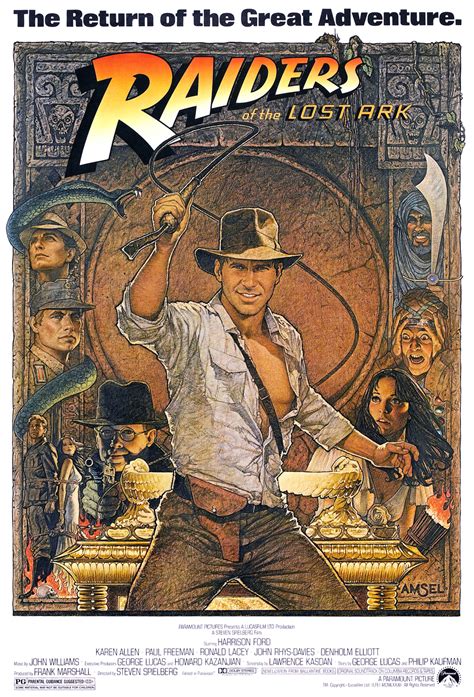 The Geeky Nerfherder: Movie Poster Art: Raiders Of The Lost Ark (1981)