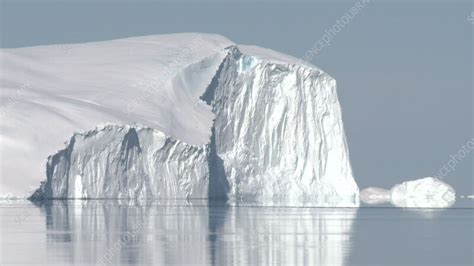 Huge icebergs in the Arctic Ocean, northern Greenland - Stock Video ...