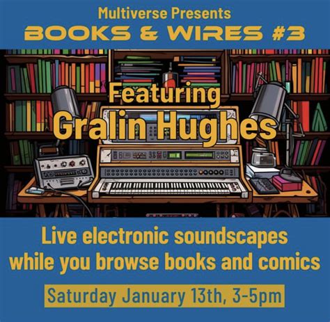 Multiverse presents "Books & Wires" - Chestnut Hill