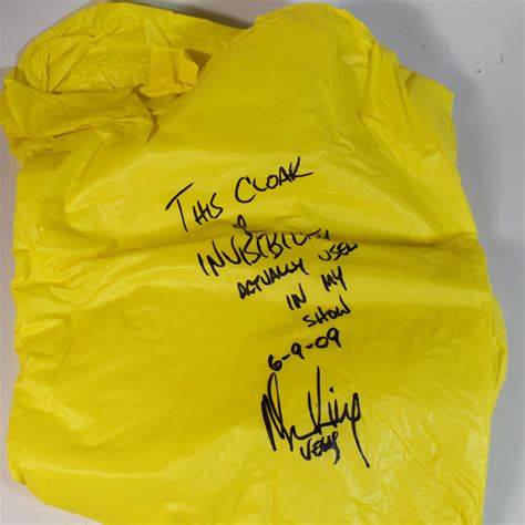 Mac King signed Cloak of Invisibility used in his Vegas show 6-9-09 ...