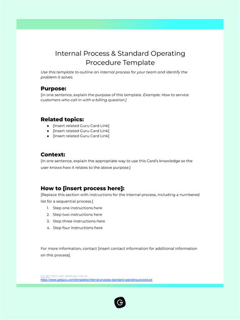 How to Write Standard Operating Procedures (SOPs) [+Templates]