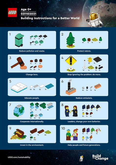 LEGO Building Instructions for a Better World (031102021) for COP26 - The Brick Fan