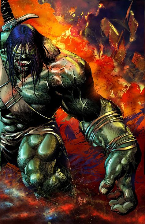 #Skaar #Fan #Art. (Skaar son of Hulk) By: Angelo Carvalho. (THE * 5 * STÅR * ÅWARD * OF: * AW ...