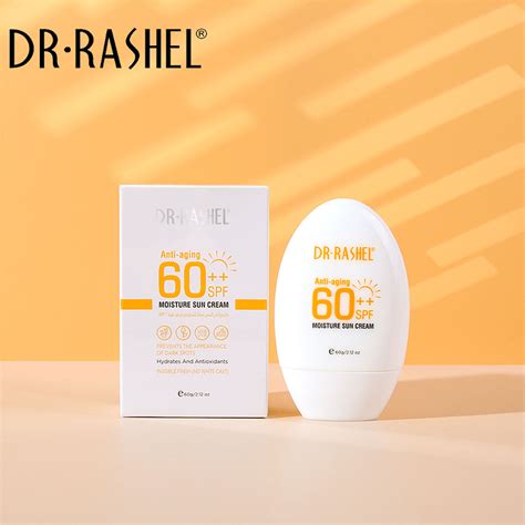 Dr Rashel Moisture Sun Cream 60SPF Water and Sweat Resistant Sunscreen ...