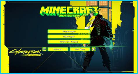 Cyberpunk: Edgerunners Custom GUI Pack Minecraft Texture Pack