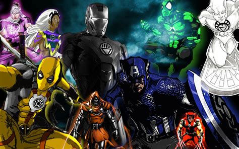 Blackest Night - Marvel characters as Lantern Corp members | Marvel characters, Blackest night ...