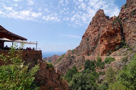 Piana Road in Western Coast of Corsica Island Stock Photo - Image of europe, western: 58013108